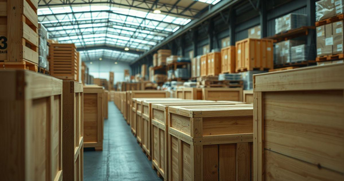 Como escolher a melhor embalagem de madeira para exportação