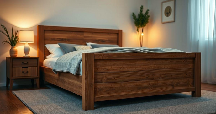 Transforme Seu Quarto com a Elegância da Base Box Casal em Madeira