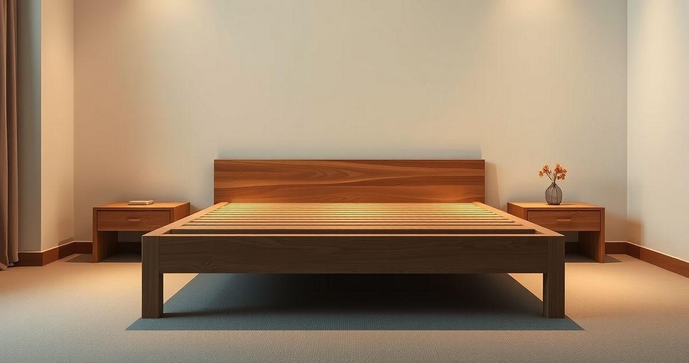 Transforme Seu Quarto com a Elegância da Base Box de Madeira Solteiro