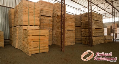 Fábrica de caixotes de madeira
